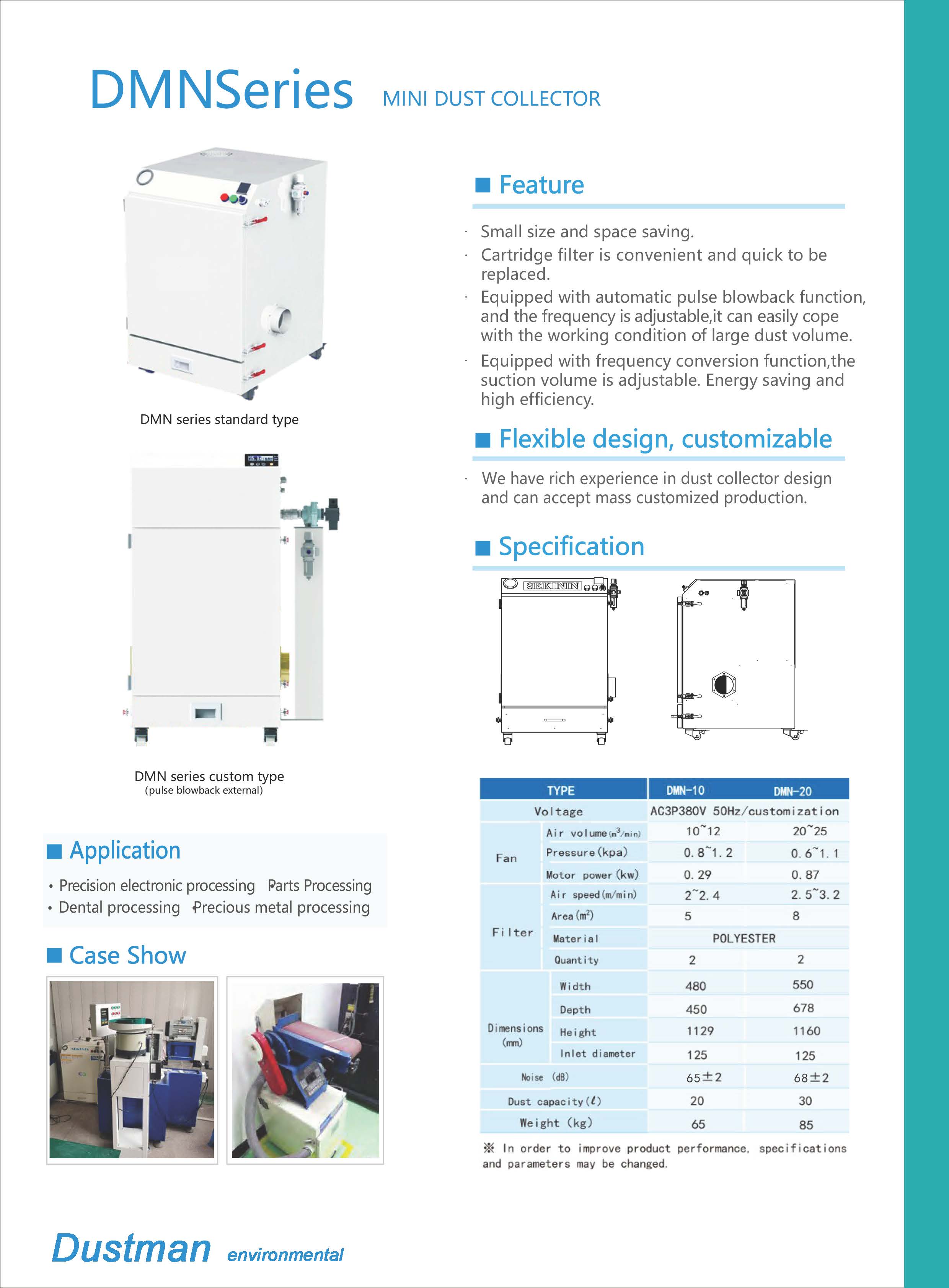 Mini Dust Collector DMN-Series