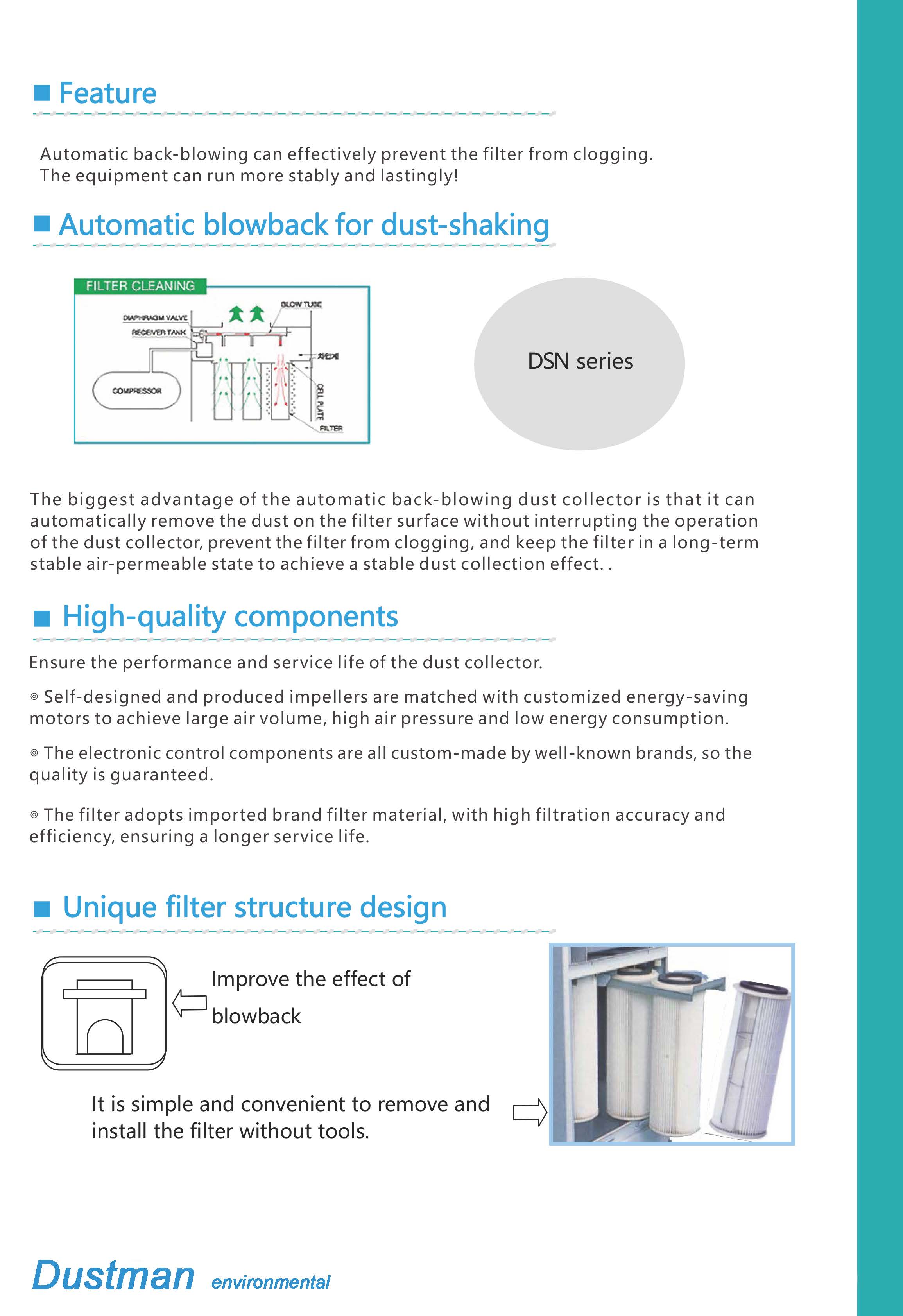 Compacted Dust Collector DSN Series