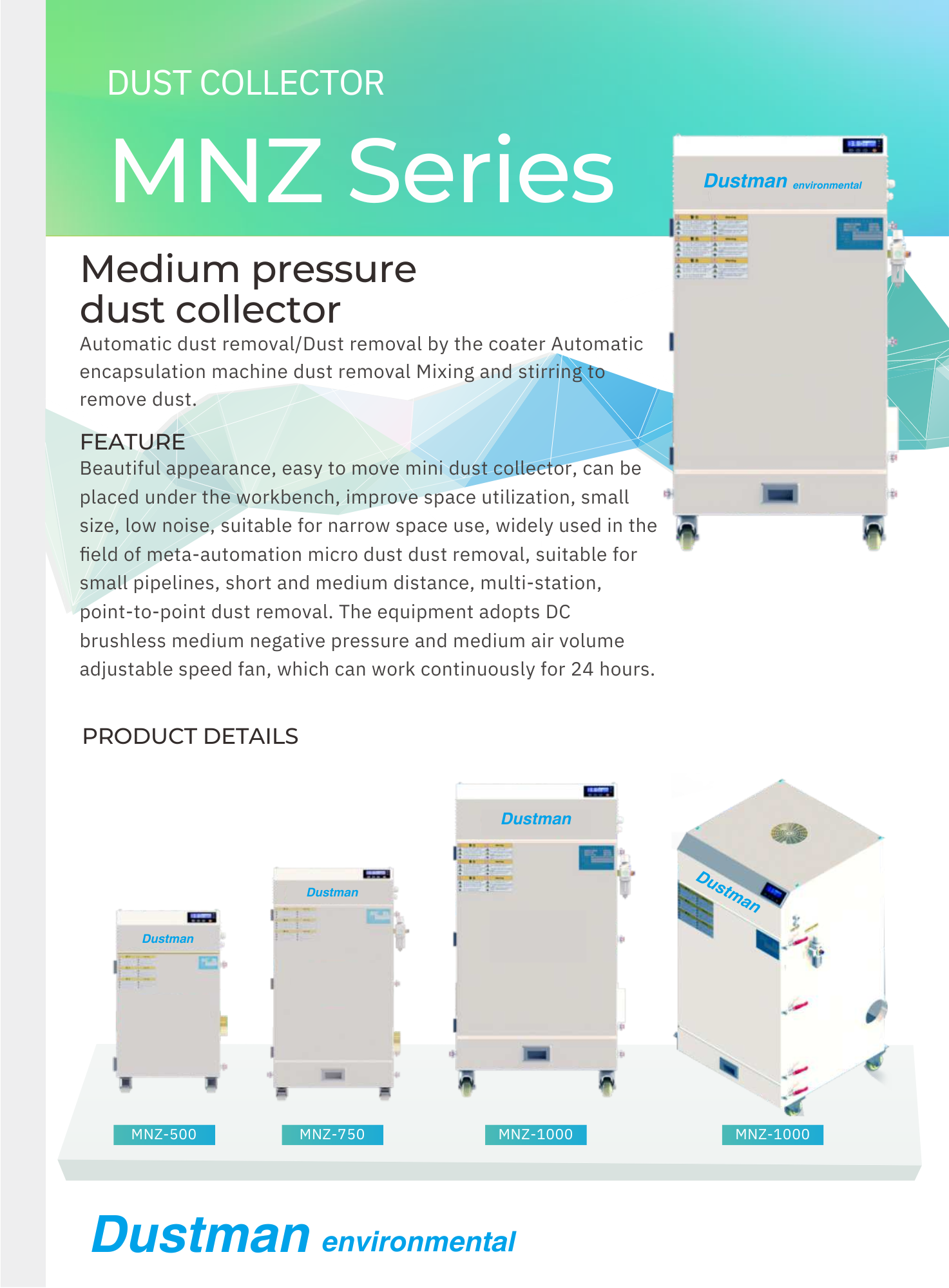 Medium Pressure Dust Collector MNZ Series