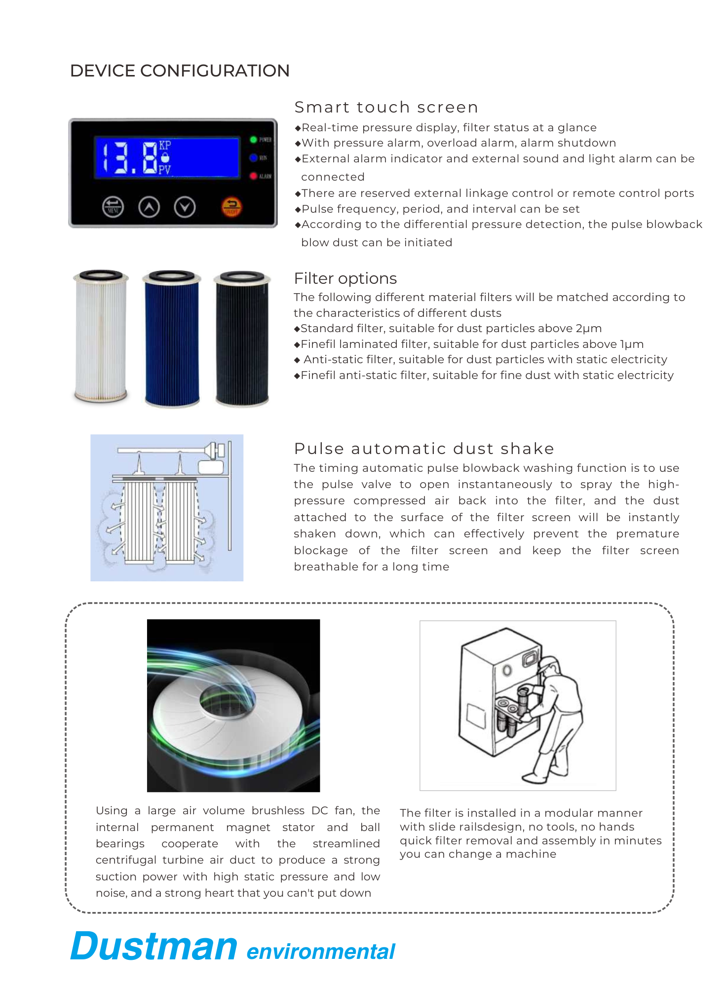 Medium Pressure Dust Collector MNZ Series