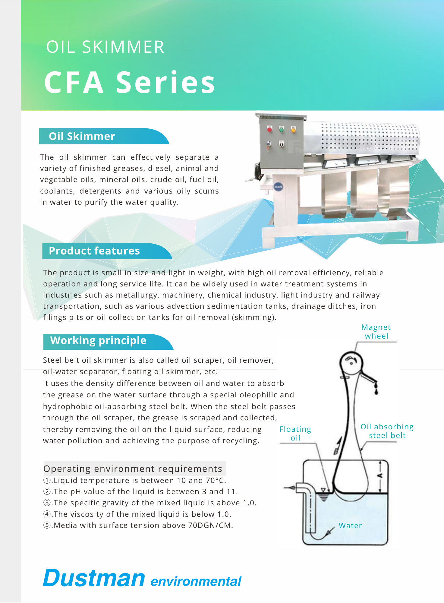 Oil Skimmer CFA Series